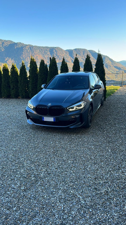 GRIGLIA ADATTA PER BMW SERIE 1 F40 LOOK M PERFORMANCE DESIGN NERA DIAMANTATA