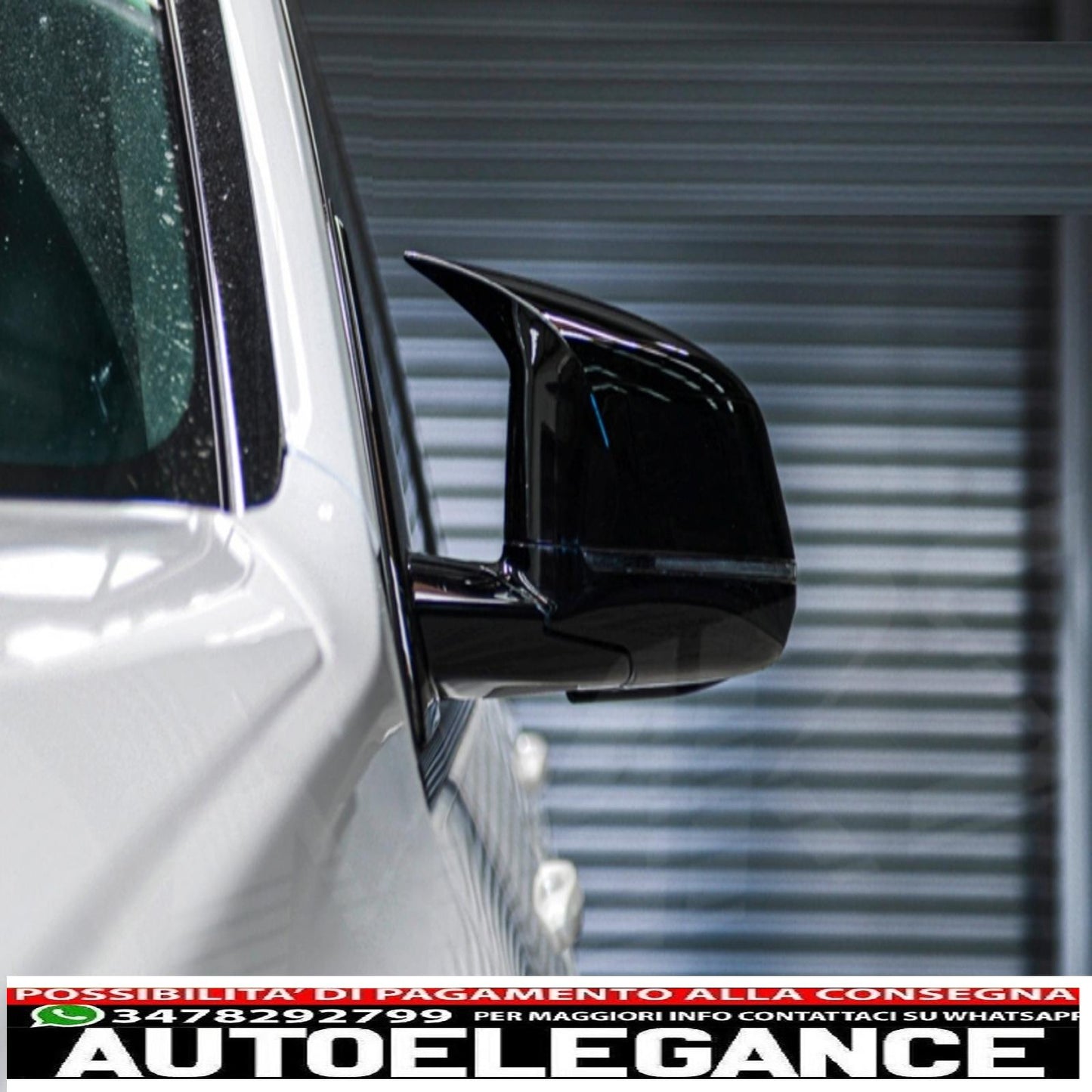 Calotte specchietti adatte per bmw x3 g01 x3 g08 x4 g02 x5 g05 x6 g06 x7 g07 (2017-2020) m sport design nero pianoforte AUTOELEGANCERICAMBI