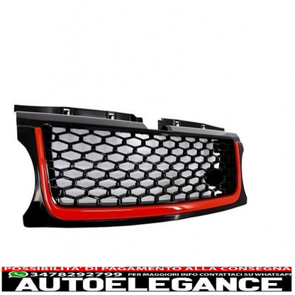 body kit suitable for land rover sport l320 restyling (2009-2013) design autobiography edition with black/red grille