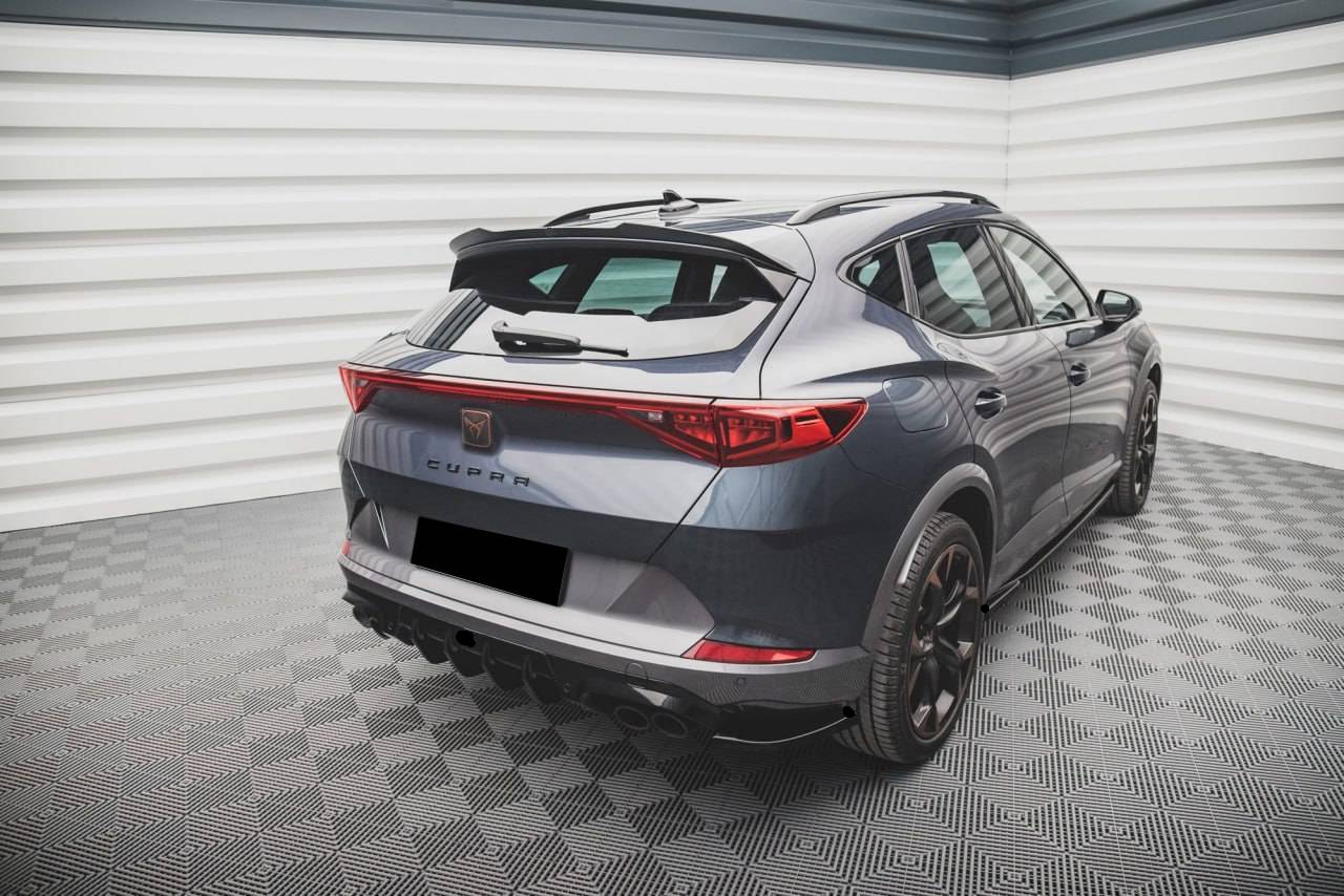 REAR FLAP SUITABLE FOR CUPRA FORMENTOR 2020+ GLOSSY BLACK SPORTY LOOK 