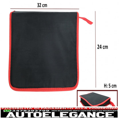 Auto Coating Removal Tool Kit 19pcs Portable Zipper Bag 