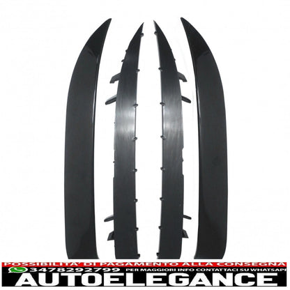Bumper Splitter Flaps Flaps Side Vents Flics Fit for Mercedes CLA W117 C117 X117 (2013-2018) CLA45 Design