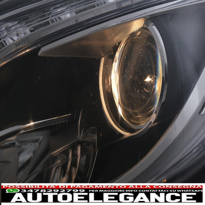 led headlights suitable for mercedes m-class w166 (2012-2015) black 