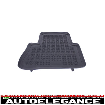 Black rubber mat suitable for Nissan Juke 2010-2019