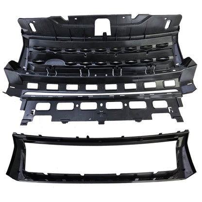 GRIGLIA ADATTA PER RANGE ROVER FREELANDER 2 2007-2014 LOOK NERO LUCIDO