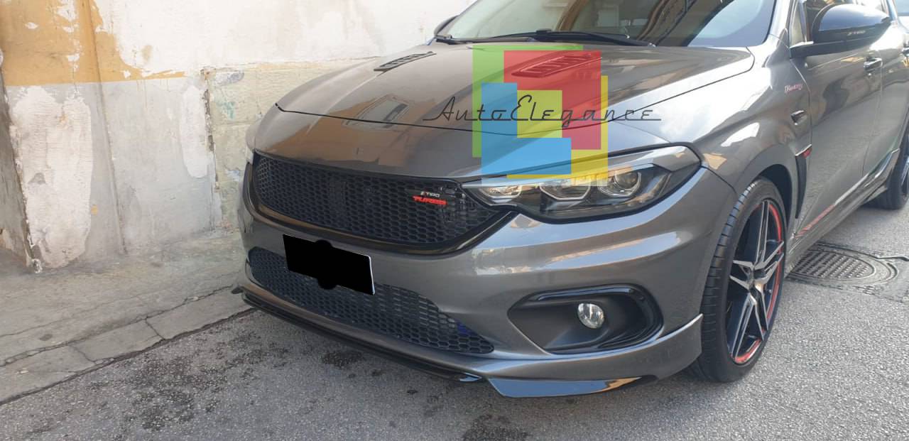 SOTTO PARAURTI ADATTO PER FIAT TIPO HB SW SEDAN 2015+ GREZZO LOOK SPORT