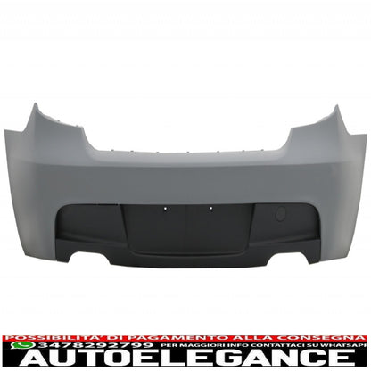 complete body kit with double carbon tailpipes suitable for bmw 1 series e87 hatchback (2004-2011) m-technik m sport design without pdc