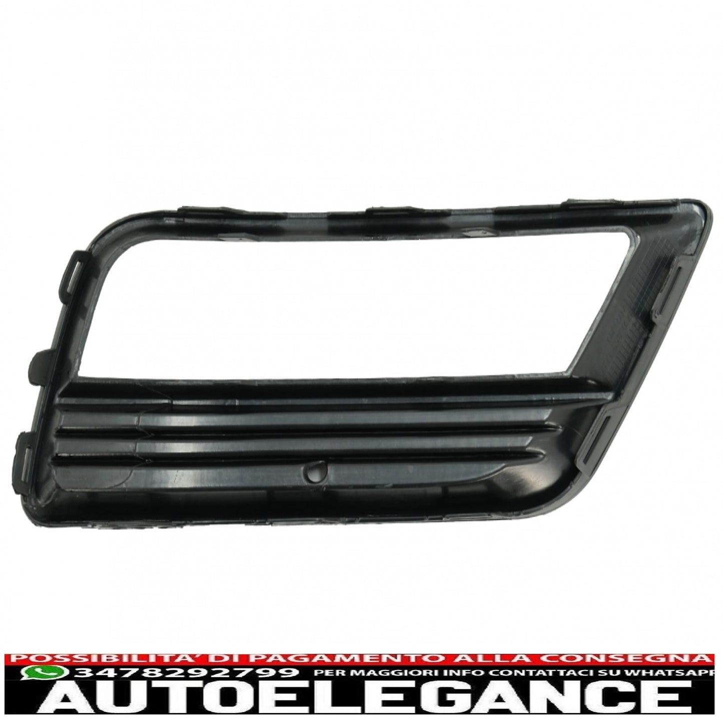 griglie laterali paraurti anteriore adatto per vw golf vii 7 (2013-2017) r-line design pianoforte nero