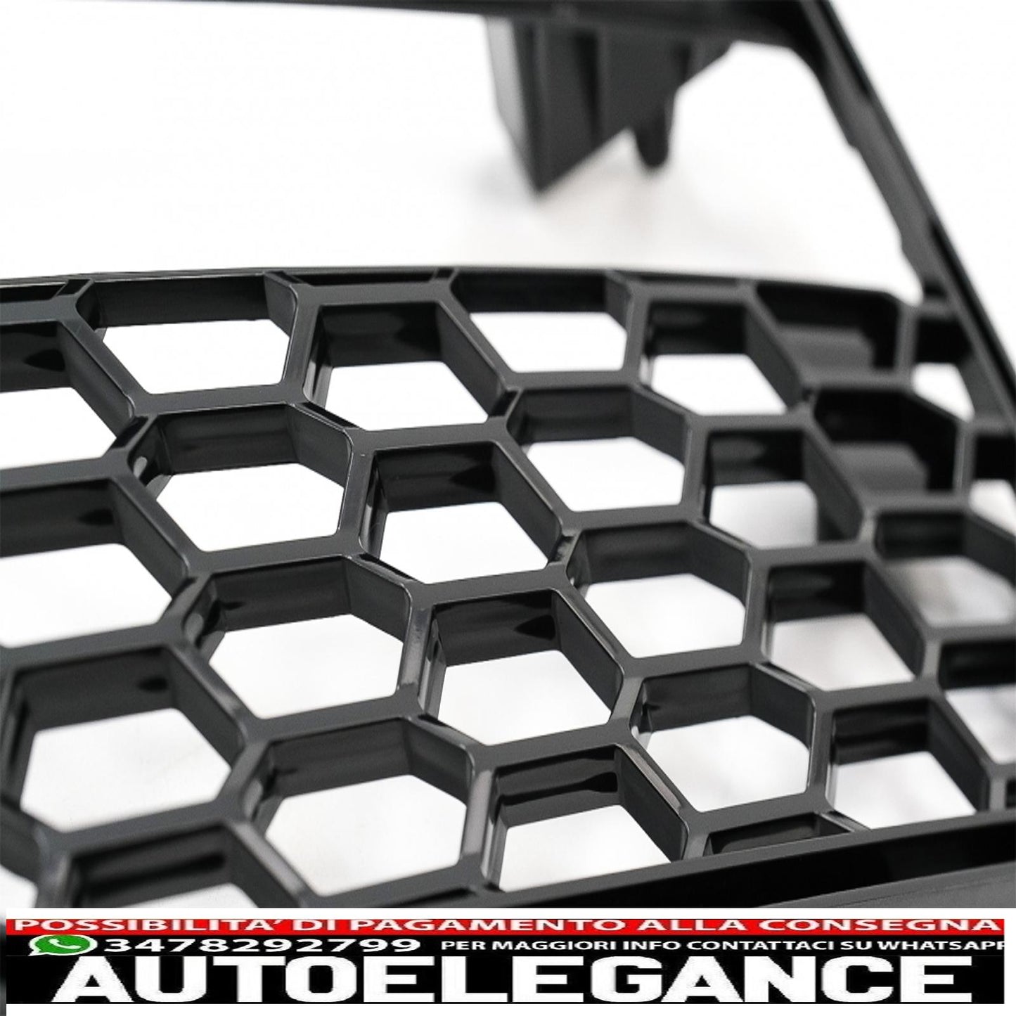 Copri fendinebbia griglie laterali adatto per BMW Serie 5 G30 G31 (2017-up) M5 Design Piano Black AUTOELEGANCERICAMBI