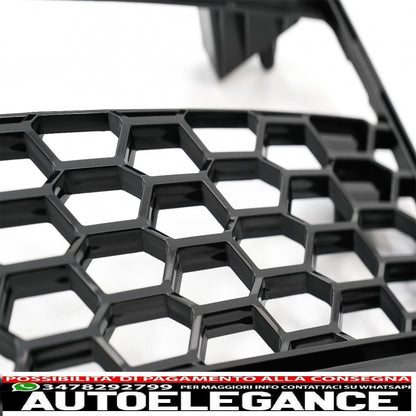 Copri fendinebbia griglie laterali adatto per BMW Serie 5 G30 G31 (2017-up) M5 Design Piano Black AUTOELEGANCERICAMBI