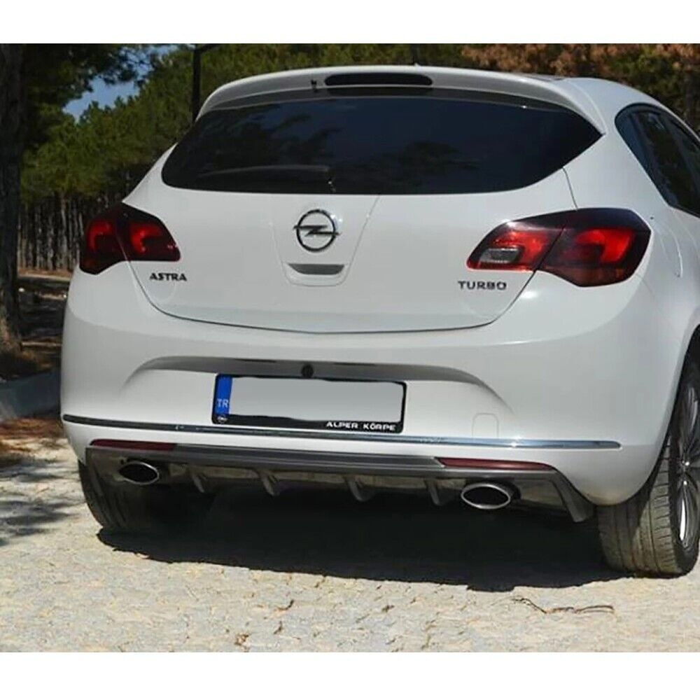 DIFFUSORE ADATTO PER OPEL ASTRA J 2012-2015 LOOK NERO LUCIDO DESIGN SPORTIVO