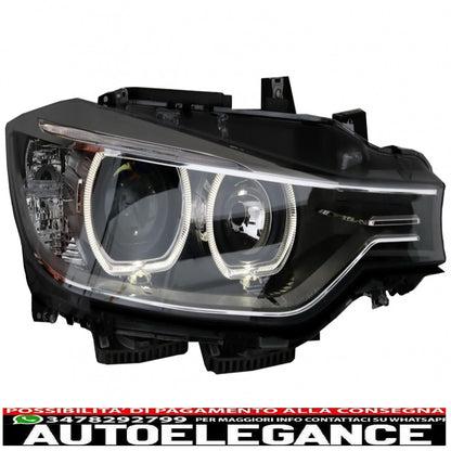 led drl angel eye headlights with projector suitable for bmw 3 series f30 f31 (2011-2015) 