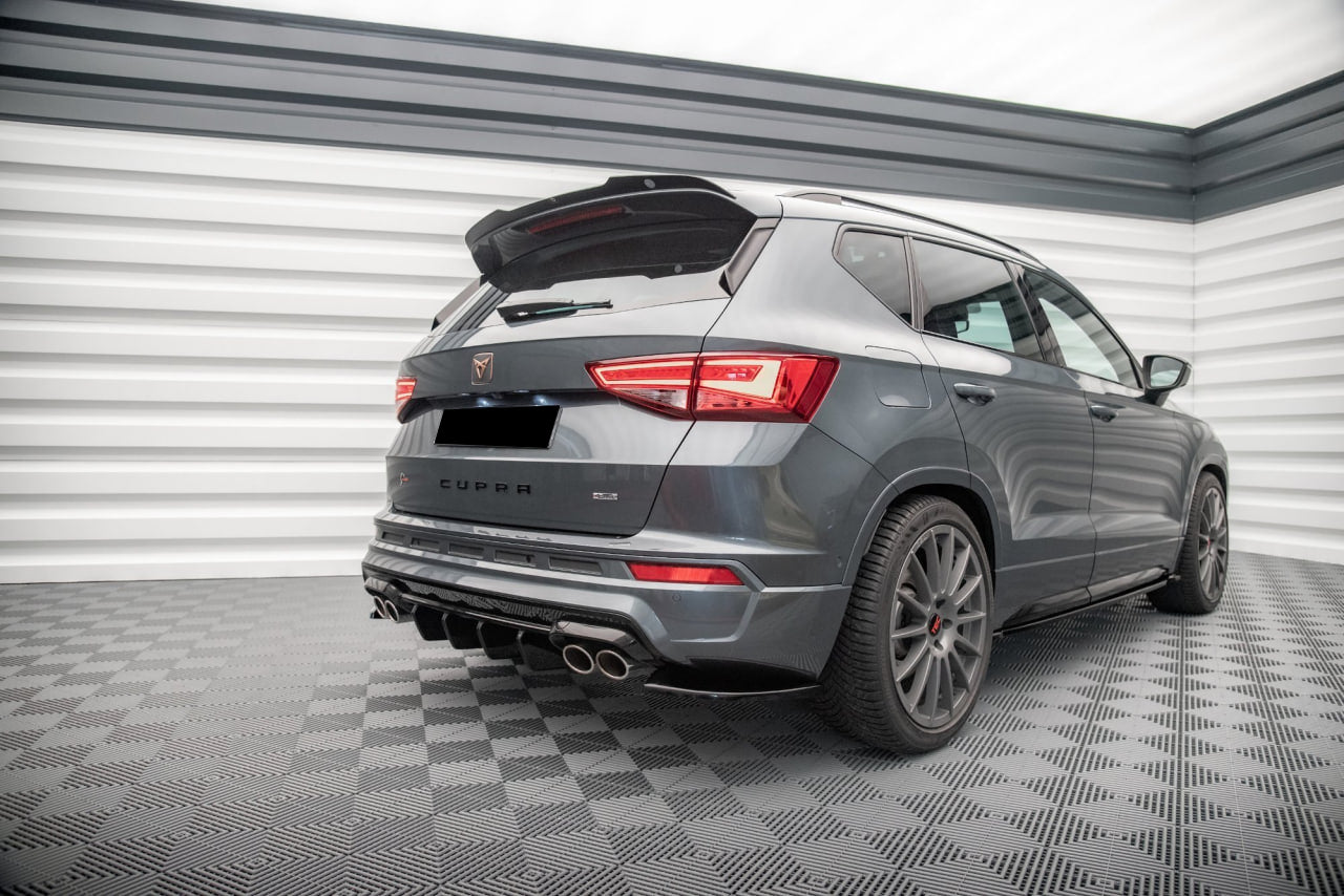 DIFFUSER SUITABLE FOR CUPRA ATECA MK1 2018-2021 GLOSSY BLACK SPORTY LOOK