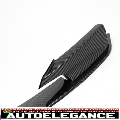 Front bumper spoiler splitter suitable for bmw 3 series f30 f31 (2011-2019) m-performance carbon film covering 