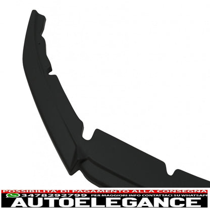 Front Bumper Lip Extension Spoiler Fit For Ford Puma (2019-up) Black 