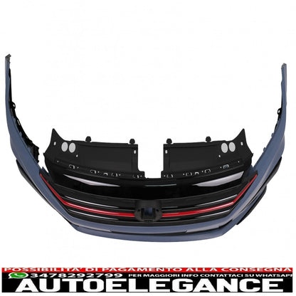 front bumper with center grille suitable for vw jetta mk7 (2019-2021) gli design