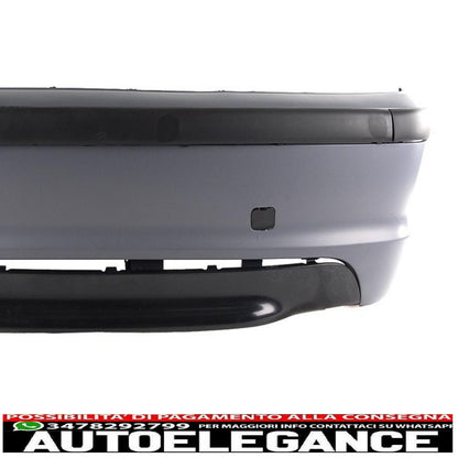 body kit with smoked fog lights suitable for bmw e46 sedan (1998-2004) model m-technik m-tech m-sport 