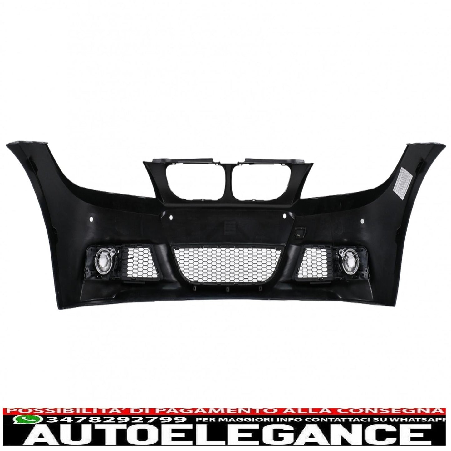 front bumper suitable for bmw 3 series e90 sedan e91 touring lci (2008-2011) m-technik design with pdc 