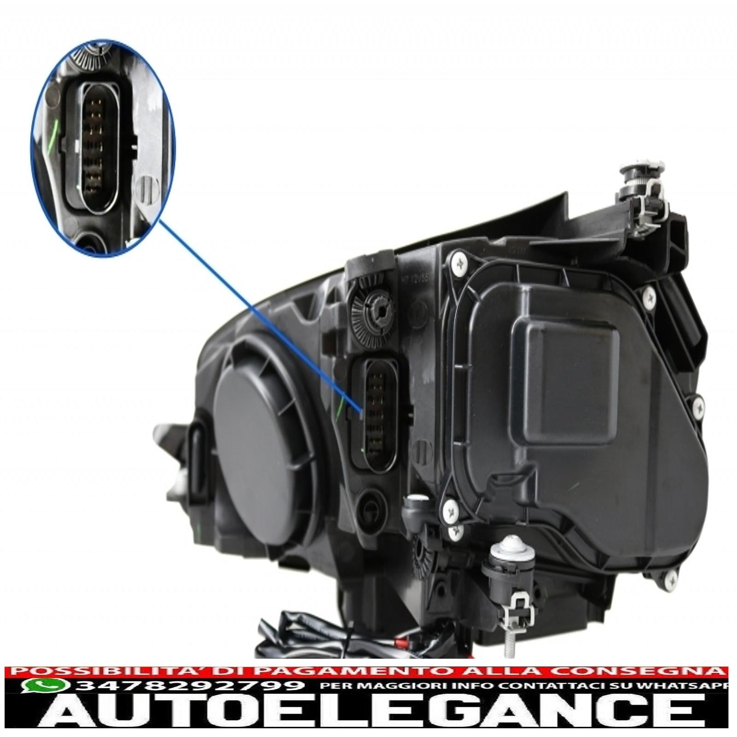 Fari osram full led con indicatori dinamici a specchio adatti per vw golf 7 vii (2012-2017) red gti upgrade xenon e alogena