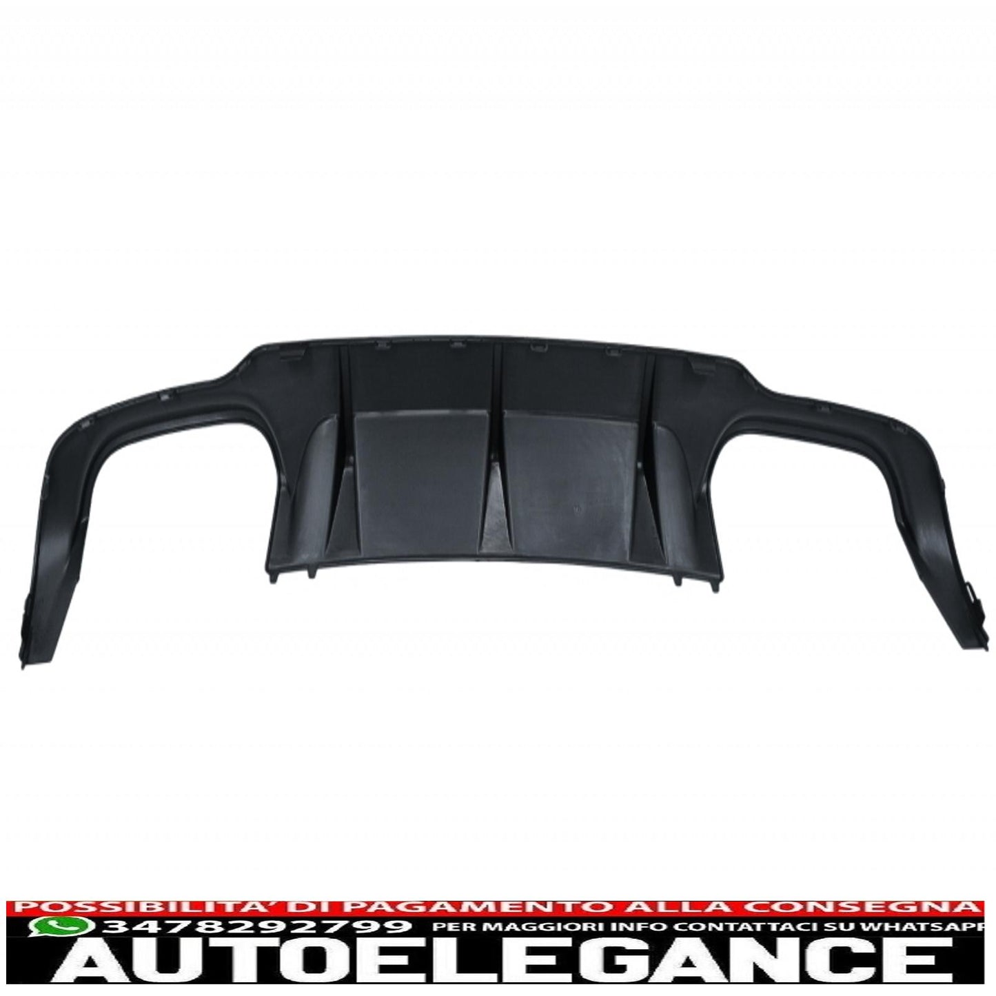 Punte del silenziatore del diffusore d'aria della mantovana del paraurti posteriore adatte per mercedes classe c w204 amg sport line (2012-2014) limousine