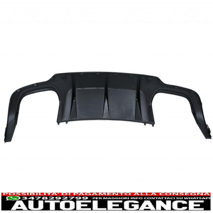 Punte del silenziatore del diffusore d'aria della mantovana del paraurti posteriore adatte per mercedes classe c w204 amg sport line (2012-2014) limousine