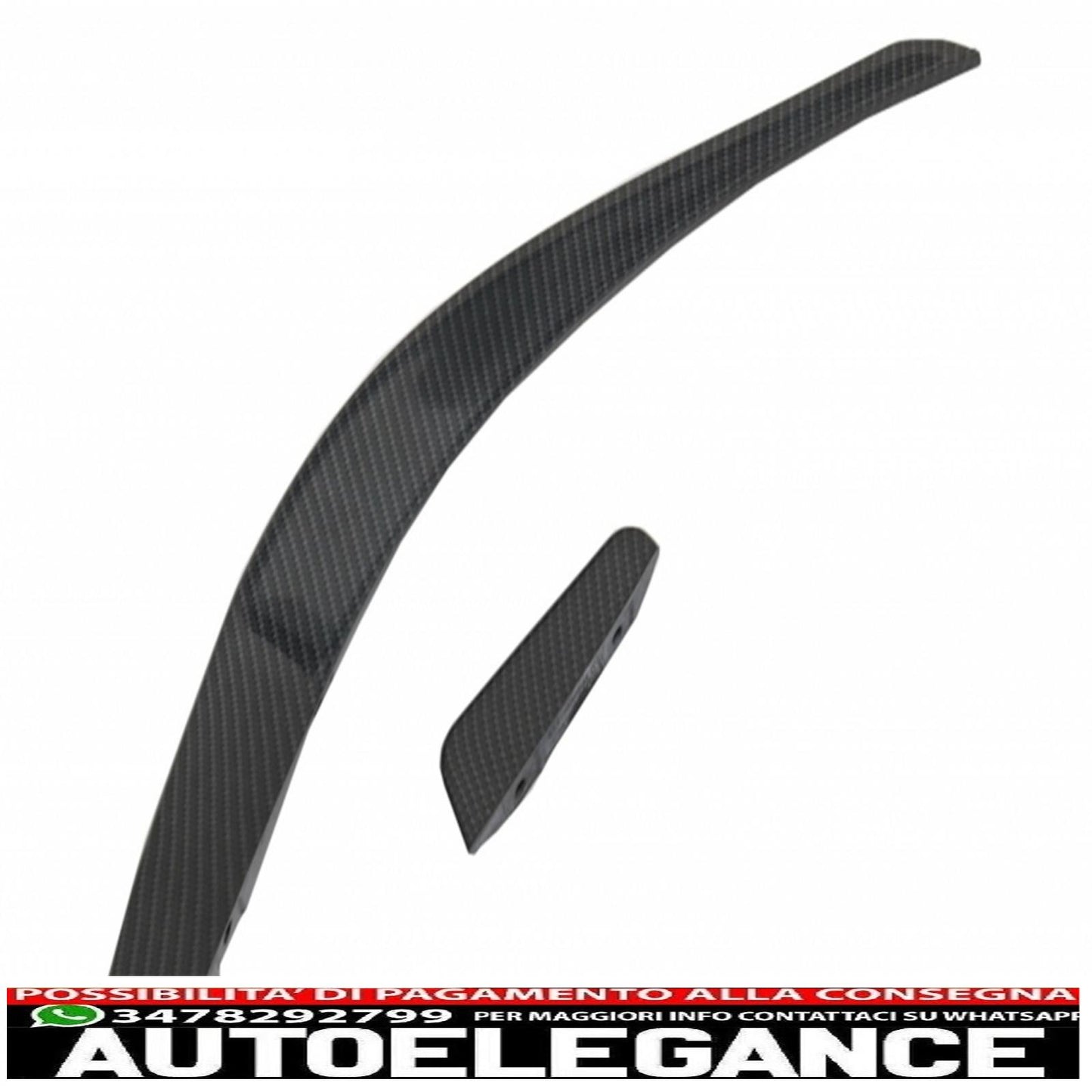 Bumper splitter fins aero side vent canard suitable for mercedes benz cla w117 c117 x117 (2013-2016) cla45 a-design carbon film