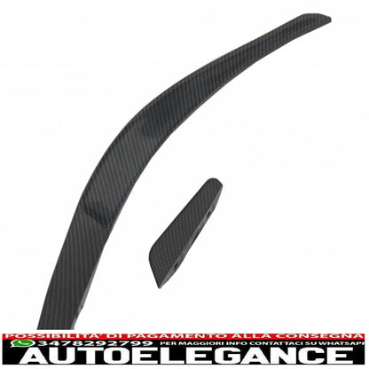 Bumper splitter fins aero side vent canard suitable for mercedes benz cla w117 c117 x117 (2013-2016) cla45 a-design carbon film