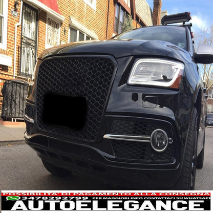 griglia anteriore adatta per audi q5 8r restyling (2012-2015) pianoforte nero