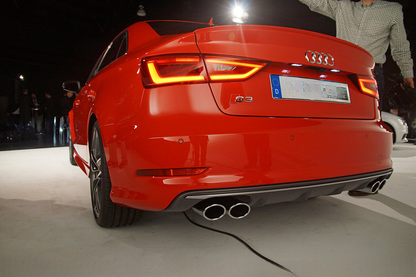DIFFUSORE ADATTO PER AUDI A3 8V 2012-2016 BERLINA STANDARD LOOK S3