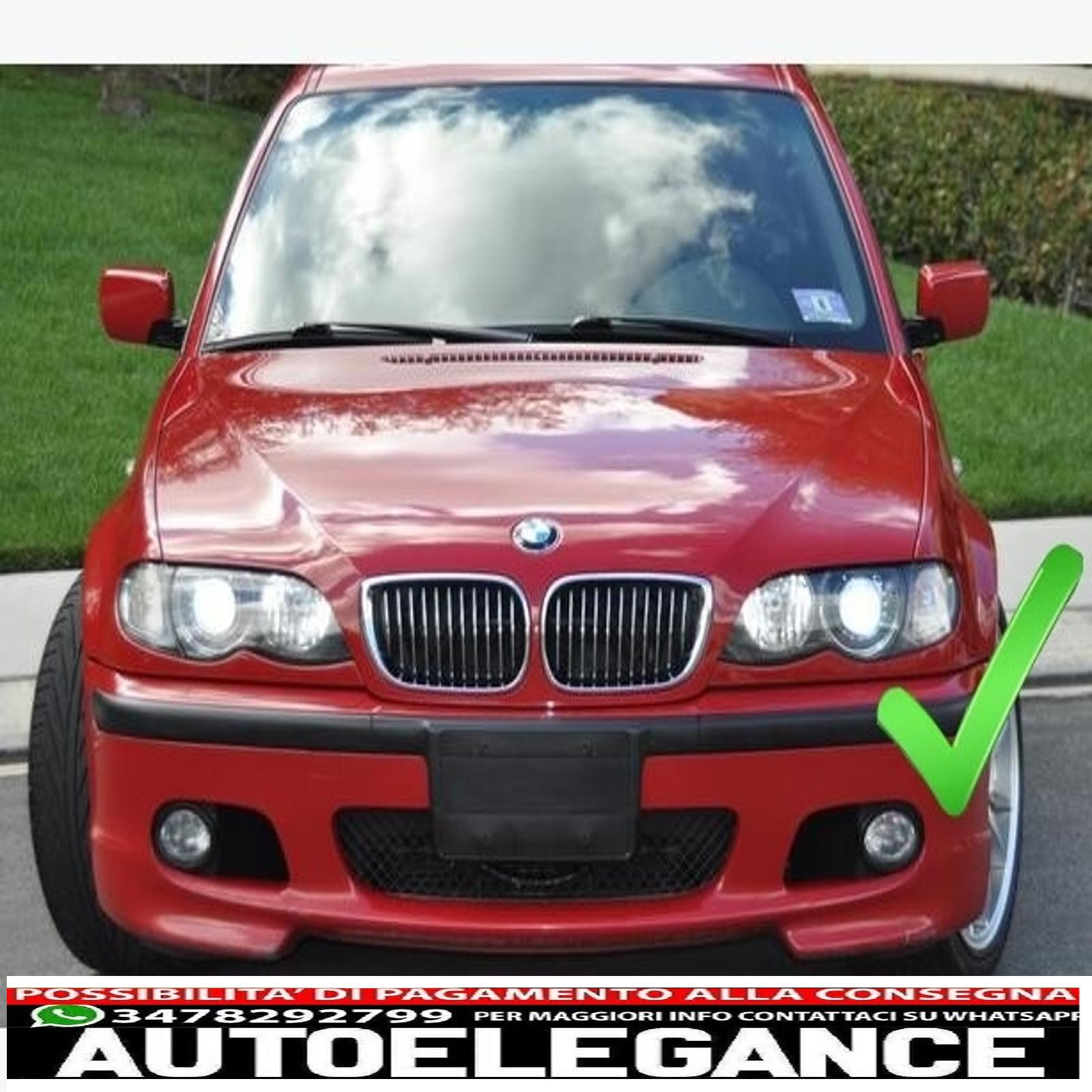 Copri porta fendinebbia adatto per bmw serie 3 e46 (1998-2005) m3 m-technik m-sport design AUTOELEGANCERICAMBI