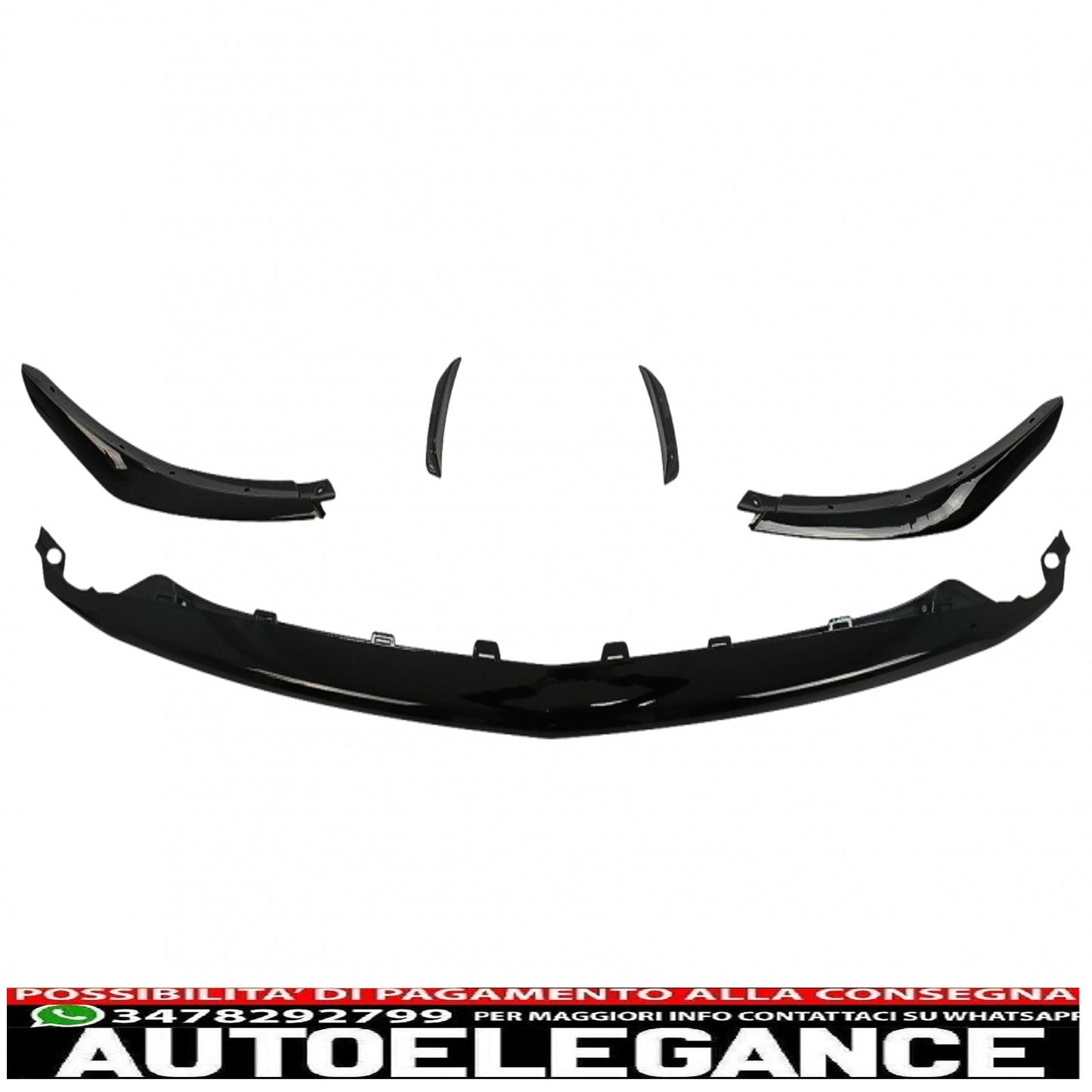 Paraurti anteriore estensione labbro splitter alette aerodinamiche adatto per mercedes gla h247 sport line (2020-up) pianoforte nero