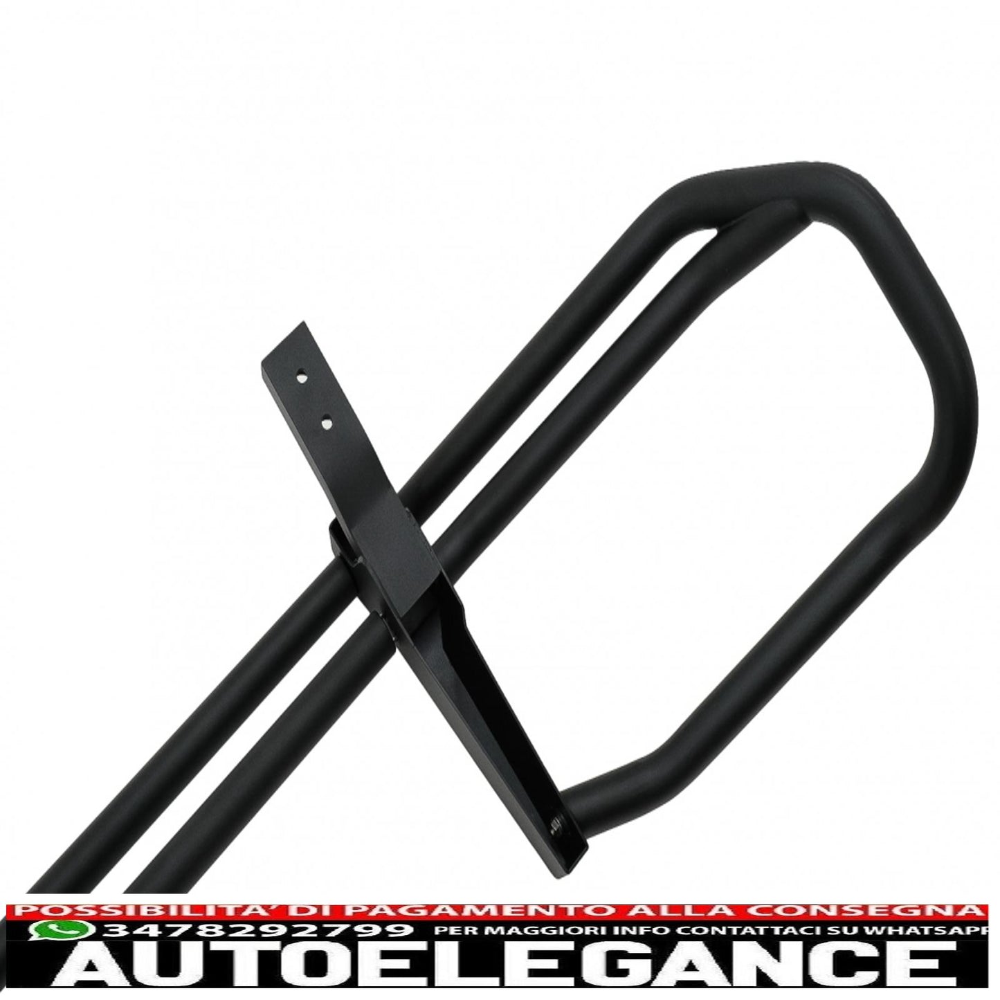 Front bumper protector bullbar suitable for mercedes g class facelift w463 g63 design (2018-2022) stainless steel piano black