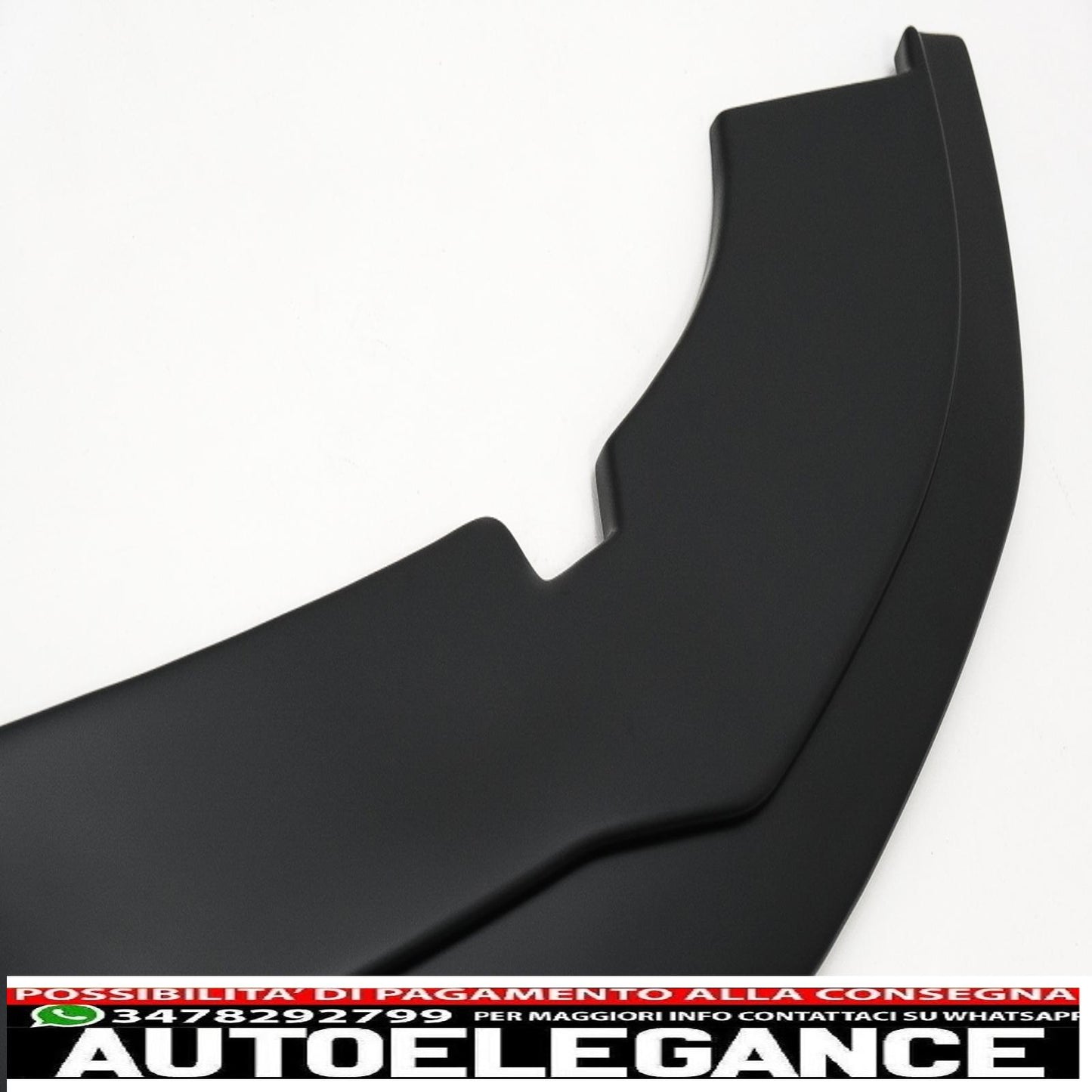Front bumper splitter suitable for alfa romeo giulia 952 (2016-2021) black