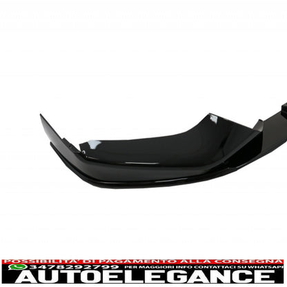 Labbro spoiler paraurti con diffusore ed estensione minigonne laterali adatto per bmw serie 5 g30 limousine g31 touring (2017-2019) m design sportivo