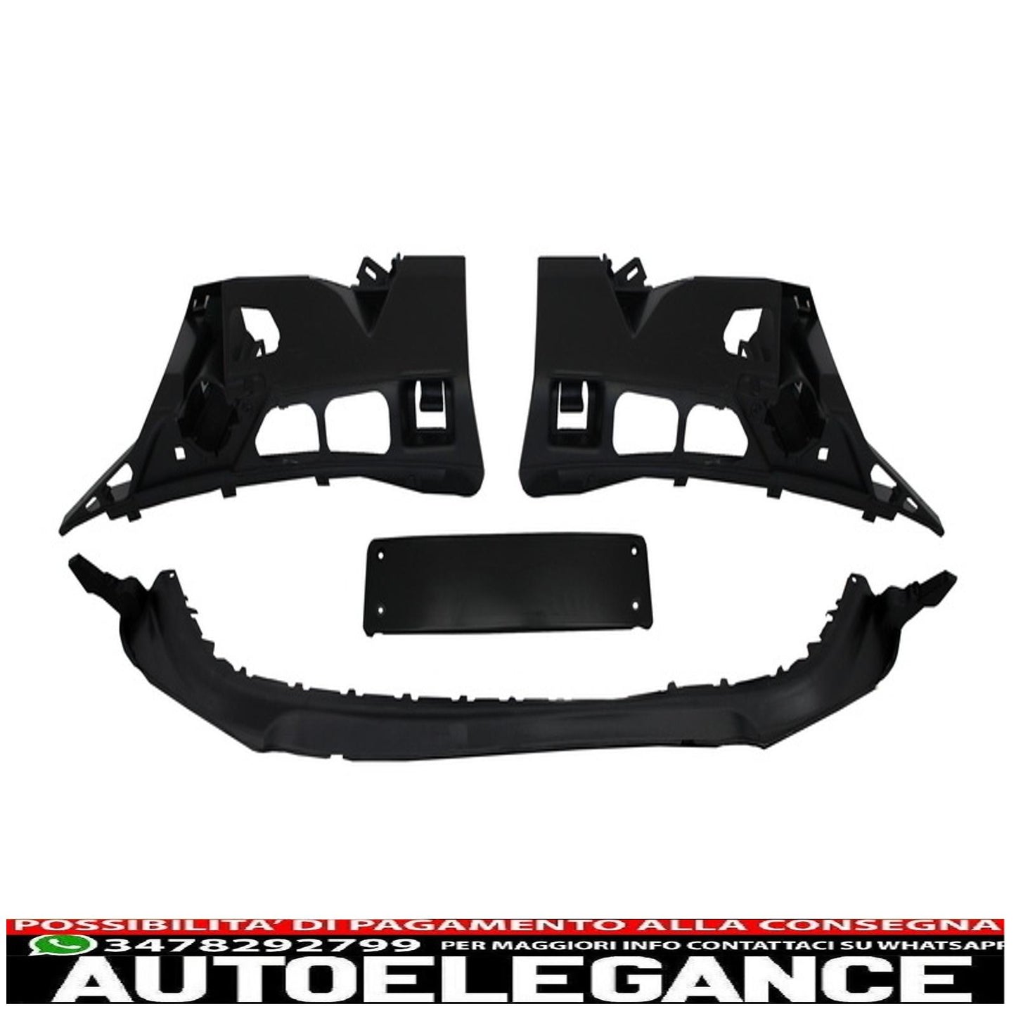 paraurti anteriore adatto per vw golf vi 6 mk6 (2008-2013) r20 look con minigonne laterali