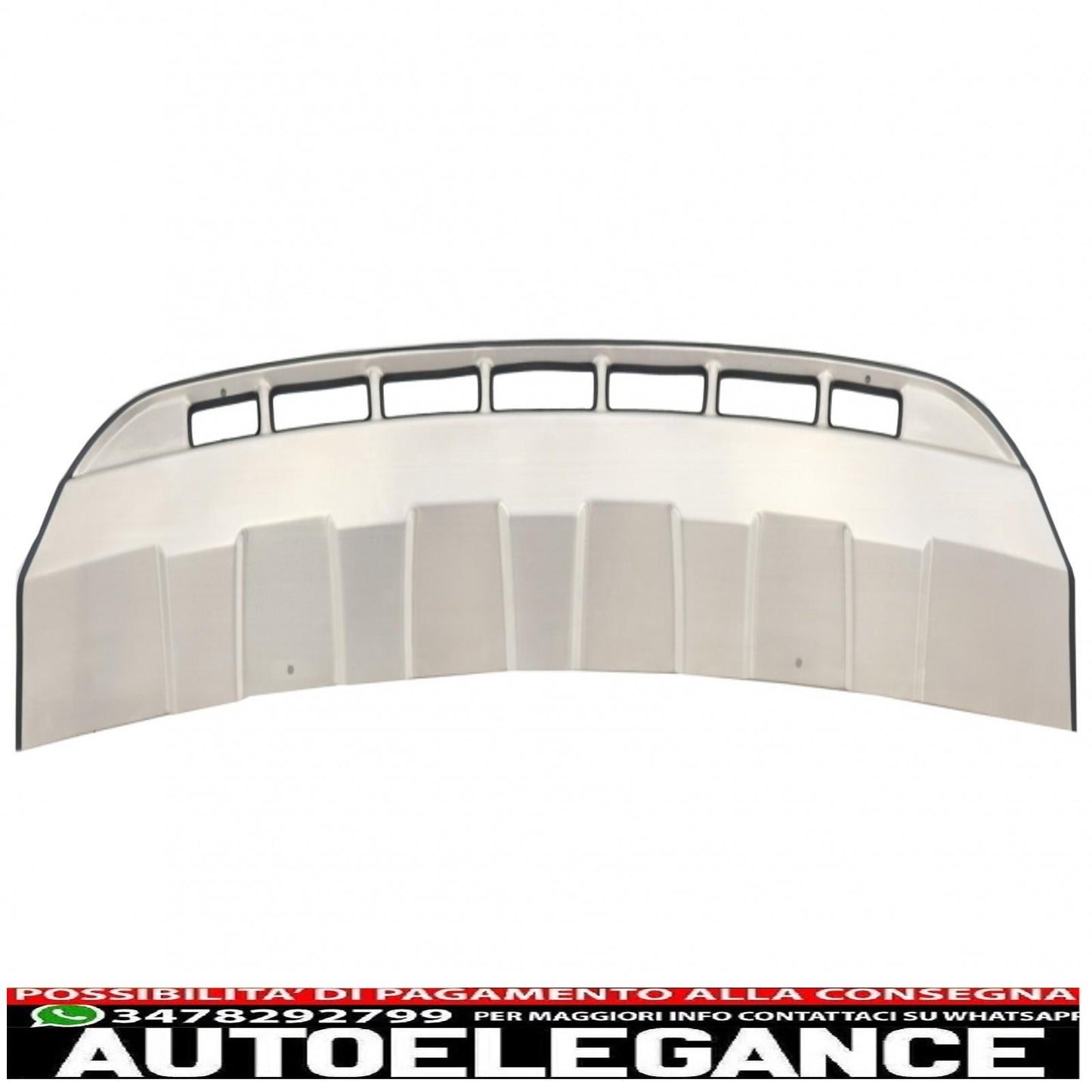 Off road bumper skid plates suitable for vw touareg 7p mk2 (2010-2014) stainless steel 