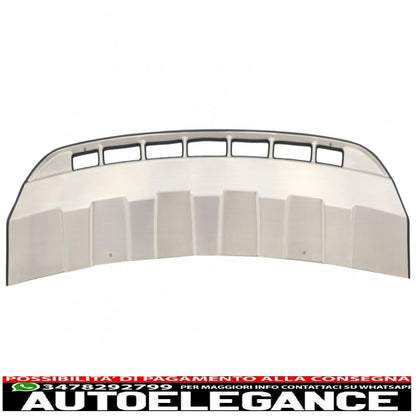 Off road bumper skid plates suitable for vw touareg 7p mk2 (2010-2014) stainless steel 
