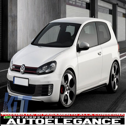 side skirts suitable for vw golf 6 vi mk6 (2008-2014) gti look 