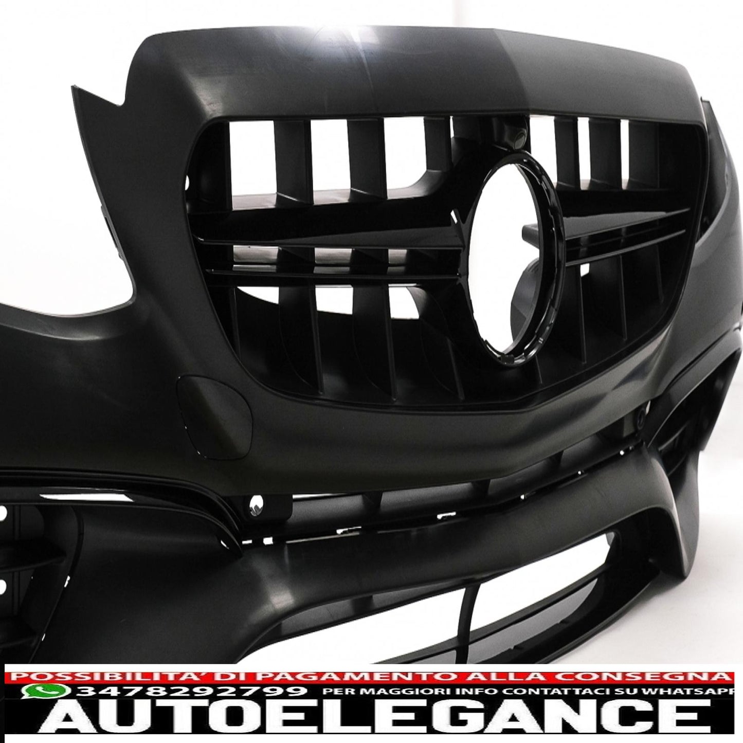 Front bumper suitable for mercedes e class w213 s213 c238 a238 (2016-2019) e63 design