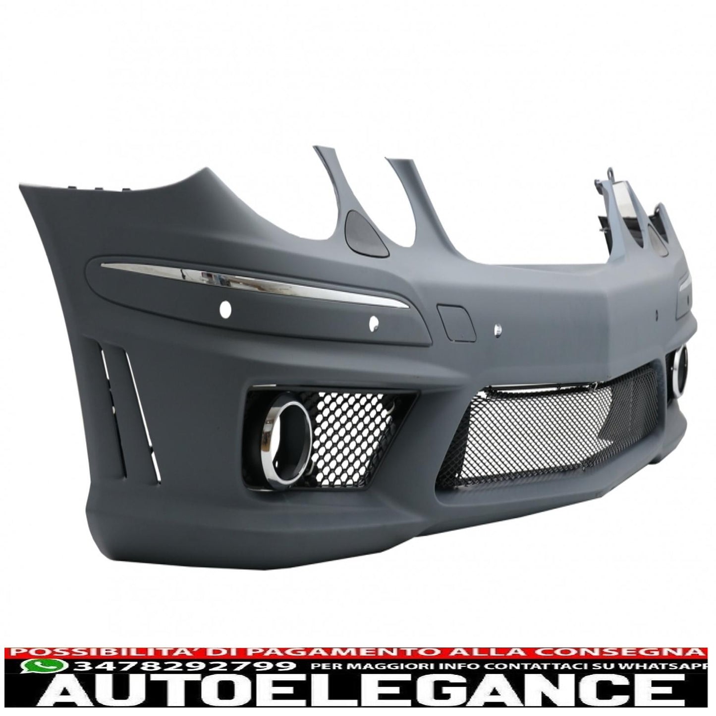 body kit + central grille suitable for mercedes-benz e-class w211 2002-2009 e63 a-design