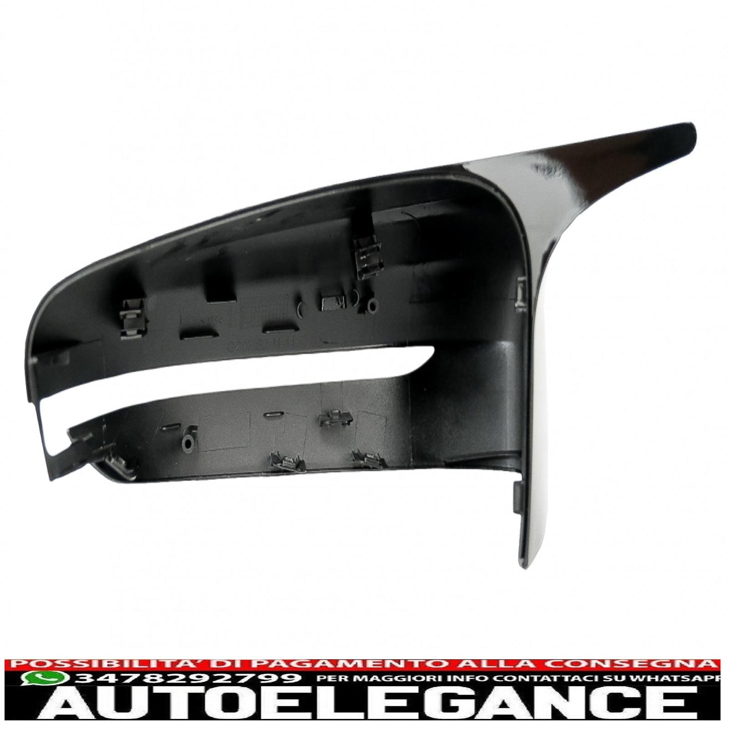 Calotte specchietti adatte per BMW Serie 3 G20 G21 G28 (2017-up) Piano Black M Sport Design LHD AUTOELEGANCERICAMBI