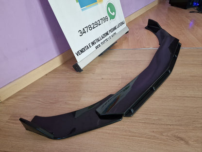 SPLITTER ANTERIORE ADATTO PER MERCEDES-BENZ SLK R172 LOOK NERO LUCIDO