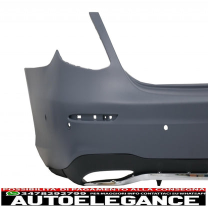 complete body kit with black center grille exhaust tips suitable for mercedes e class w213 (2016-2019) gt-r e43 e53 sport line design