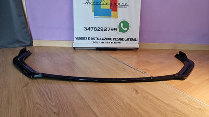 💕ART.1059 SPLITTER TOYOTA COROLLA XII 2020+ STANDARD NERO LUCIDO 3 PEZZI💕