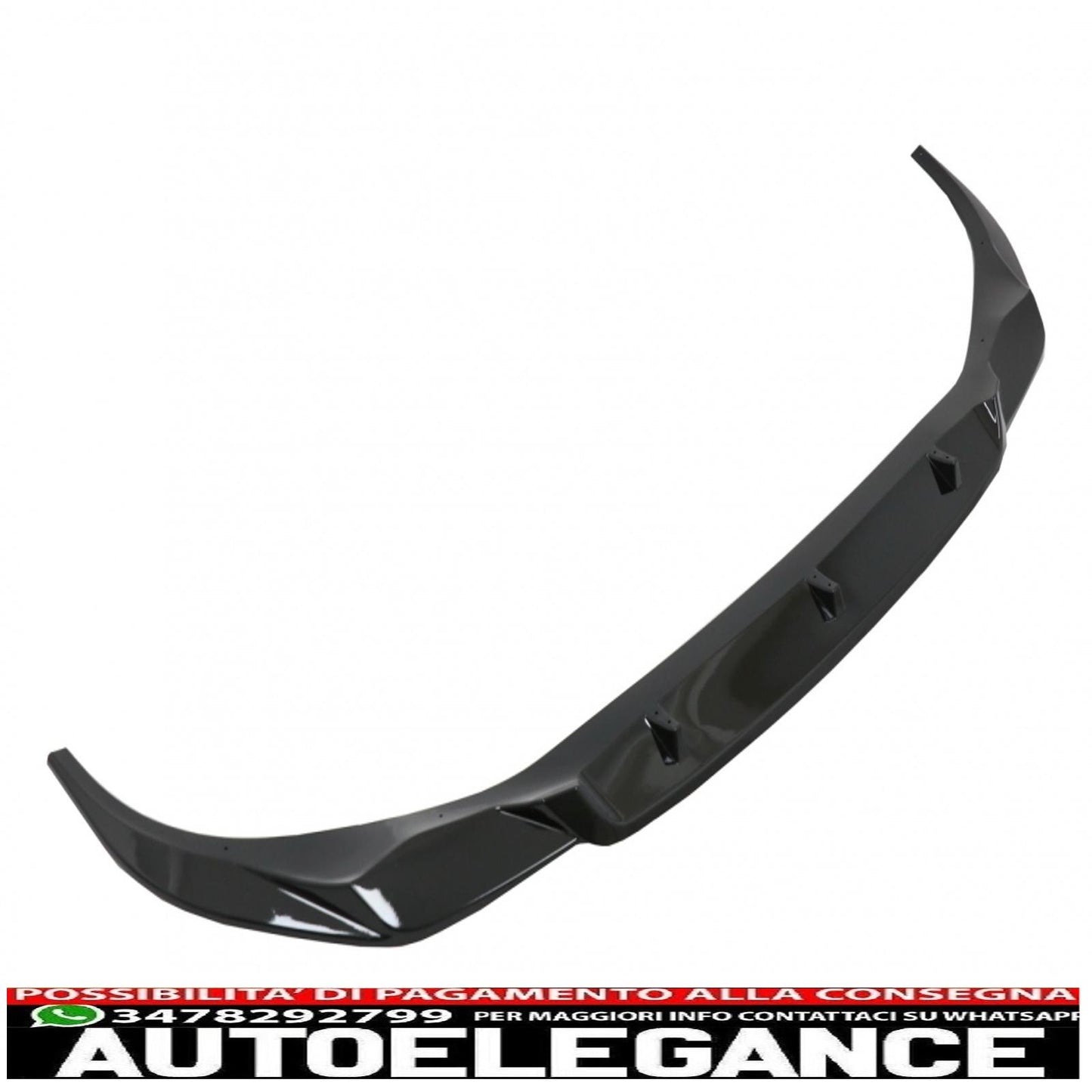 Labbro spoiler paraurti anteriore adatto per BMW Serie 7 G11 G12 LCI M Sport (02.2019-up) Piano Black