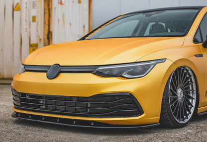 SPLITTER ADATTO PER VW GOLF 8 STANDARD LOOK NERO LUCIDO V1 DESIGN SPORTIVO