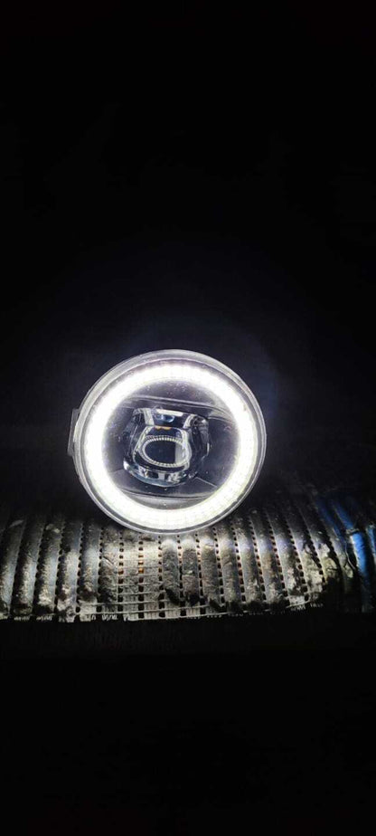 FIAT PANDA III 2012-2019 FARETTI FENDINEBBIA LED CREE 8000LM BIANCO ANGEL EYES