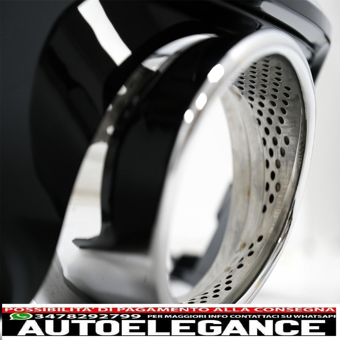 Diffusore e terminali di scarico per paraurti posteriore adatti per audi a6 c8 4k avant berlina (2018-up) rs6 design pianoforte nero