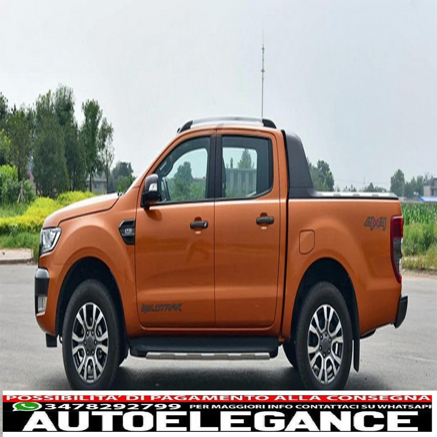 Roof Rack Suitable for Ford Ranger T6 T7 T8 Double Cab (2012-2020) Silver