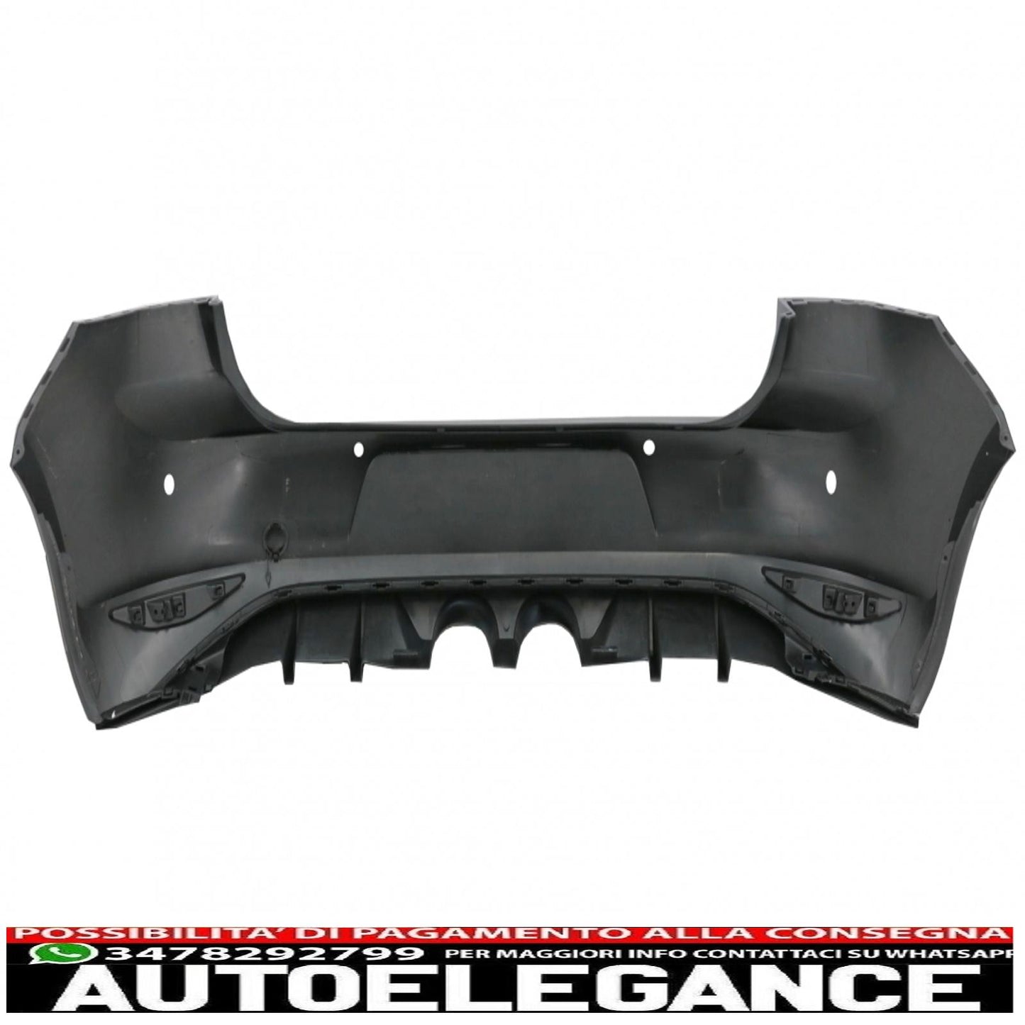 kit carrozzeria completo adatto per vw golf 7 vii 5g1 (2012-2017) design r400 con sistema di scarico completo e spoiler con alette sul tetto del parabrezza